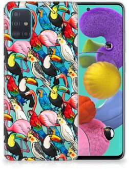 B2Ctelecom Samsung Galaxy A51 TPU Hoesje Birds