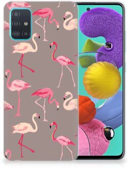 B2Ctelecom Samsung Galaxy A51 TPU Hoesje Flamingo