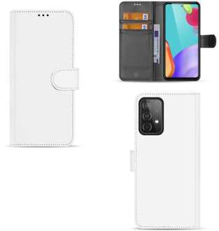 B2Ctelecom Samsung Galaxy A52 Bookcover Wit met Pasjeshouder