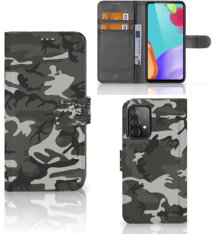 B2Ctelecom Samsung Galaxy A52 Telefoon Hoesje Cadeau voor hem Army Light