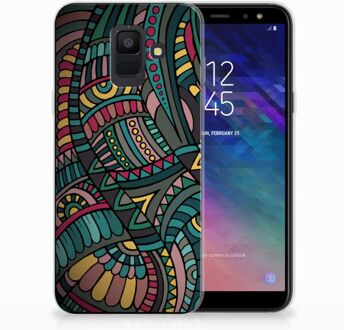B2Ctelecom Samsung Galaxy A6 (2018) TPU Hoesje Design Aztec