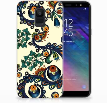 B2Ctelecom Samsung Galaxy A6 (2018) TPU Hoesje Design Barok Flower