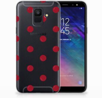 B2Ctelecom Samsung Galaxy A6 (2018) TPU Hoesje Design Cherries