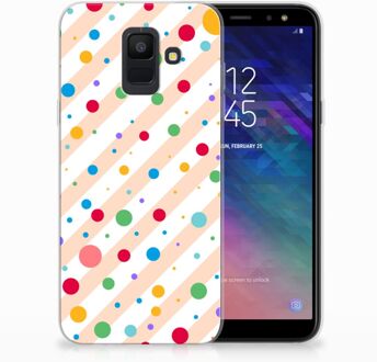 B2Ctelecom Samsung Galaxy A6 (2018) TPU Hoesje Design Dots