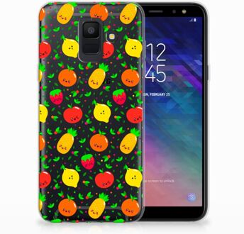 B2Ctelecom Samsung Galaxy A6 (2018) TPU Hoesje Design Fruits