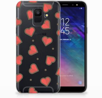 B2Ctelecom Samsung Galaxy A6 (2018) TPU Hoesje Design Hearts