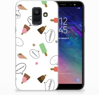 B2Ctelecom Samsung Galaxy A6 (2018) TPU Hoesje Design IJsjes