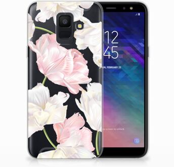 B2Ctelecom Samsung Galaxy A6 (2018) TPU Hoesje Design Lovely Flowers