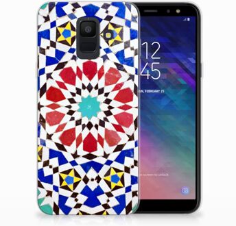 B2Ctelecom Samsung Galaxy A6 (2018) TPU Hoesje Design Mozaïek