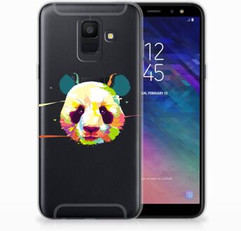 B2Ctelecom Samsung Galaxy A6 (2018) TPU Hoesje Design Panda Color