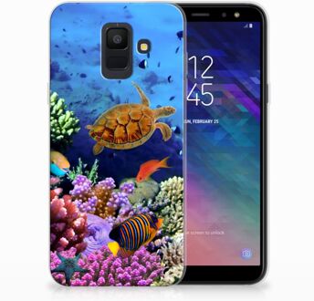 B2Ctelecom Samsung Galaxy A6 (2018) TPU Hoesje Design Vissen