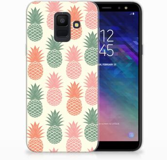 B2Ctelecom Samsung Galaxy�A6 (2018) Uniek TPU Hoesje Ananas