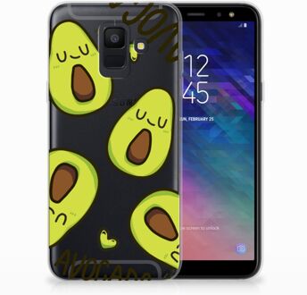 B2Ctelecom Samsung Galaxy A6 (2018) Uniek TPU Hoesje Avocado Singing