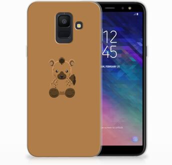 B2Ctelecom Samsung Galaxy A6 (2018) Uniek TPU Hoesje Baby Hyena