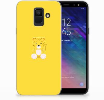 B2Ctelecom Samsung Galaxy A6 (2018) Uniek TPU Hoesje Baby Lepperd