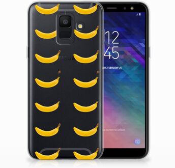 B2Ctelecom Samsung Galaxy A6 (2018) Uniek TPU Hoesje Banana