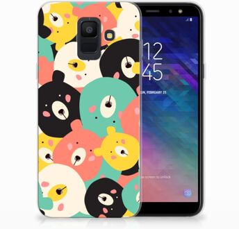 B2Ctelecom Samsung Galaxy A6 (2018) Uniek TPU Hoesje Bears