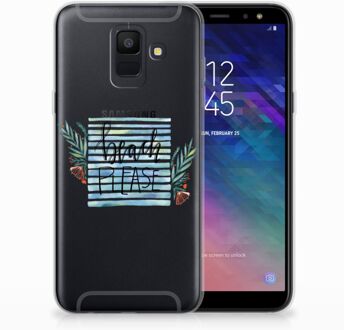 B2Ctelecom Samsung Galaxy A6 (2018) Uniek TPU Hoesje Boho Beach