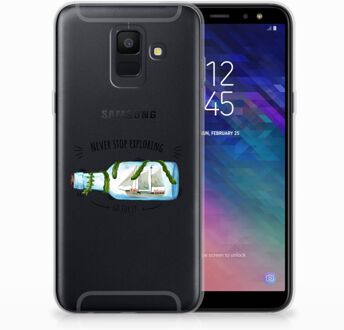 B2Ctelecom Samsung Galaxy A6 (2018) Uniek TPU Hoesje Boho Bottle