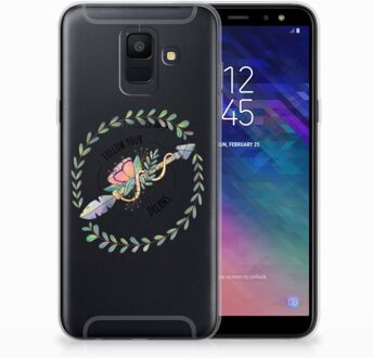 B2Ctelecom Samsung Galaxy A6 (2018) Uniek TPU Hoesje Boho Dreams