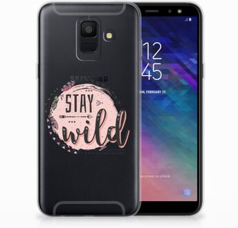 B2Ctelecom Samsung Galaxy A6 (2018) Uniek TPU Hoesje Boho Stay Wild