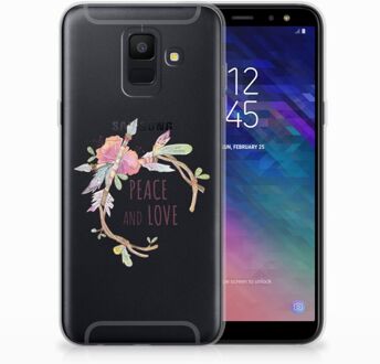 B2Ctelecom Samsung Galaxy A6 (2018) Uniek TPU Hoesje Boho Text