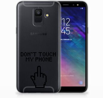 B2Ctelecom Samsung Galaxy A6 (2018) Uniek TPU Hoesje Finger DTMP