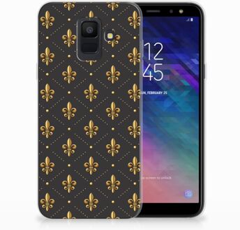 B2Ctelecom Samsung Galaxy A6 (2018) Uniek TPU Hoesje Franse Lelie