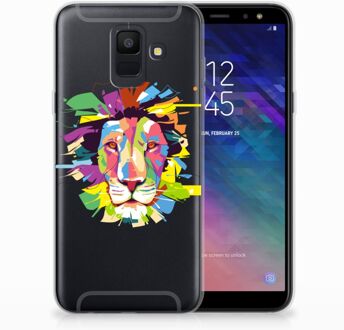 B2Ctelecom Samsung Galaxy A6 (2018) Uniek TPU Hoesje Lion Color