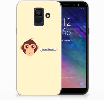 B2Ctelecom Samsung Galaxy A6 (2018) Uniek TPU Hoesje Monkey