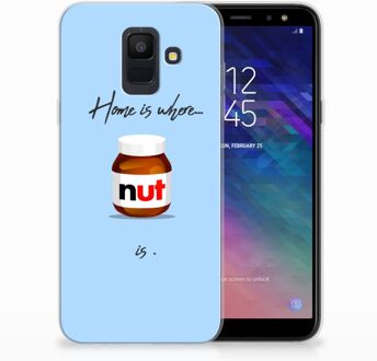 B2Ctelecom Samsung Galaxy A6 (2018) Uniek TPU Hoesje Nut Home