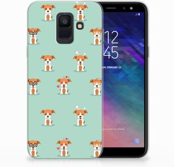 B2Ctelecom Samsung Galaxy A6 (2018) Uniek TPU Hoesje Pups