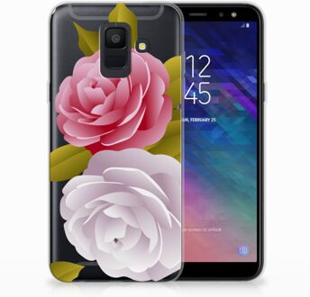 B2Ctelecom Samsung Galaxy A6 (2018) Uniek TPU Hoesje Roses