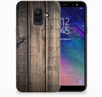 B2Ctelecom Samsung Galaxy�A6 (2018) Uniek TPU Hoesje Steigerhout