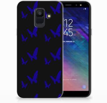 B2Ctelecom Samsung Galaxy A6 (2018) Uniek TPU Hoesje Vlinder Patroon