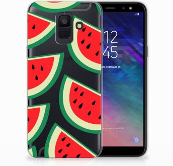 B2Ctelecom Samsung Galaxy A6 (2018) Uniek TPU Hoesje Watermelons