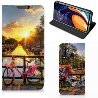 B2Ctelecom Samsung Galaxy A60 Book Cover Amsterdamse Grachten