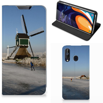 B2Ctelecom Samsung Galaxy A60 Book Cover Schaatsers Friesland