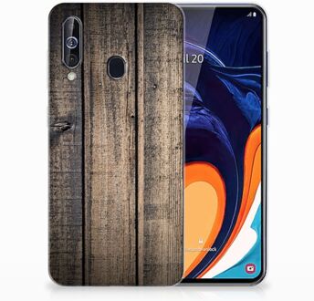 B2Ctelecom Samsung Galaxy A60 Bumper Hoesje Steigerhout