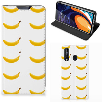 B2Ctelecom Samsung Galaxy A60 Flip Style Cover Banana