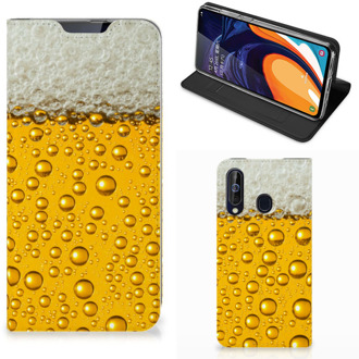 B2Ctelecom Samsung Galaxy A60 Flip Style Cover Bier