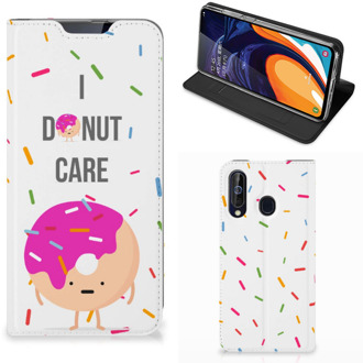 B2Ctelecom Samsung Galaxy A60 Flip Style Cover Donut Roze