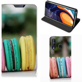 B2Ctelecom Samsung Galaxy A60 Flip Style Cover Macarons