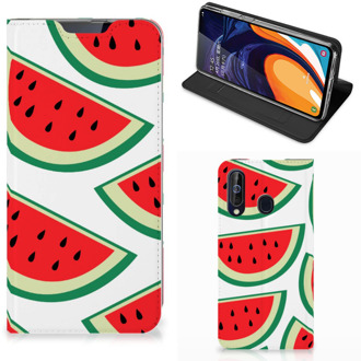 B2Ctelecom Samsung Galaxy A60 Flip Style Cover Watermelons