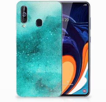 B2Ctelecom Samsung Galaxy A60 Hoesje maken Painting Blue