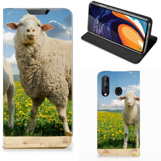 B2Ctelecom Samsung Galaxy A60 Hoesje maken Schaap en Lammetje