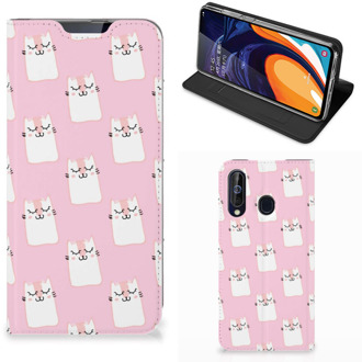 B2Ctelecom Samsung Galaxy A60 Hoesje maken Sleeping Cats