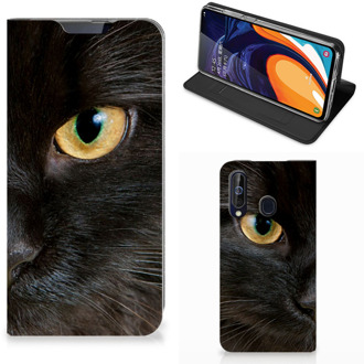 B2Ctelecom Samsung Galaxy A60 Hoesje maken Zwarte Kat