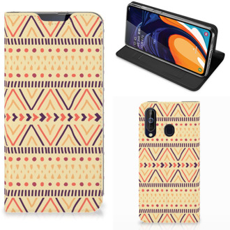 B2Ctelecom Samsung Galaxy A60 Hoesje met Magneet Aztec Yellow