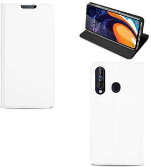 B2Ctelecom Samsung Galaxy A60 Hoesje Wit met Standaard